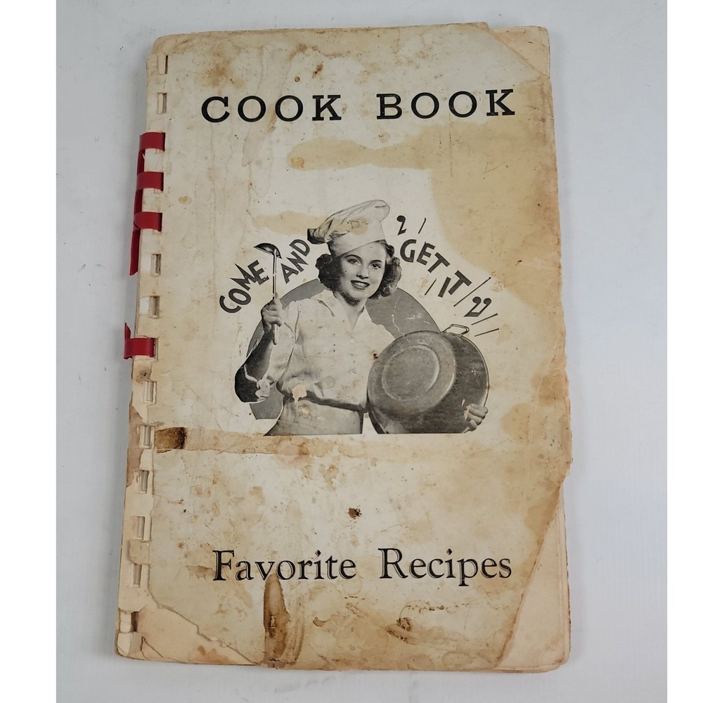 Vintage 1951 Southport Methodist Church Indiana Cookbook Favorite Recipe History